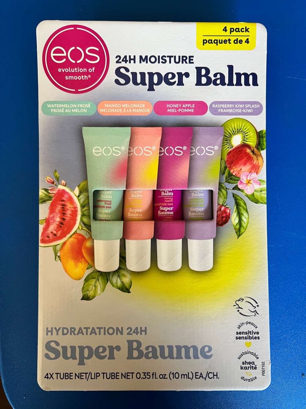 eos Super Balm 24H Moisture Lip Balm Set 4 lip balm